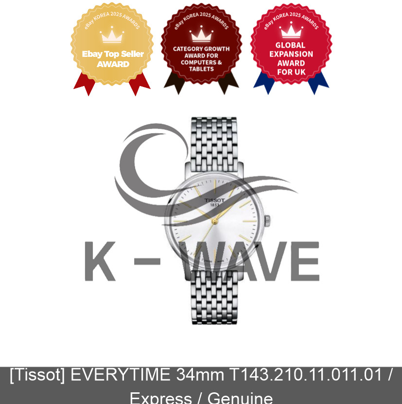 [Tissot] EVERYTIME 34mm T143.210.11.011.01 / Express / Genuine
