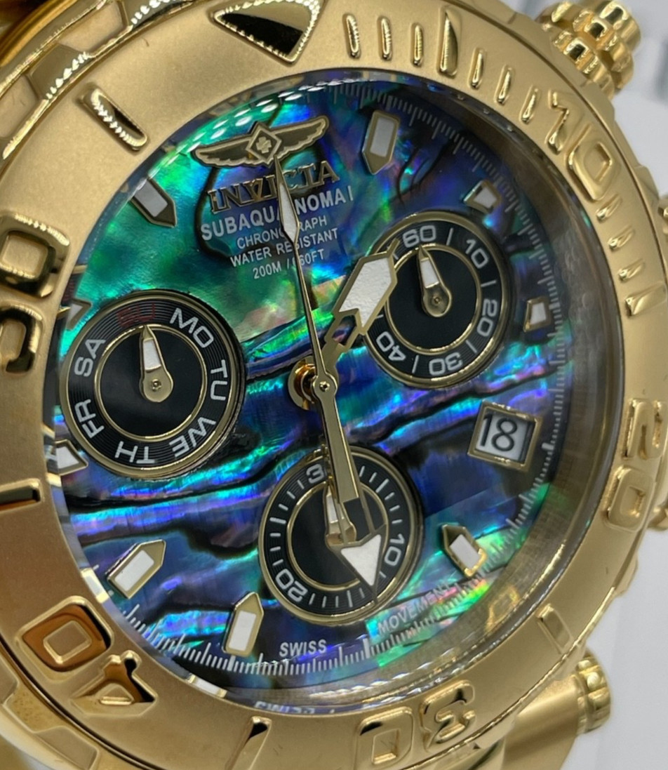 Invicta Subaqua Noma I Men’s Chrono Abalone Dial Watch (25801) Limited to 3,000