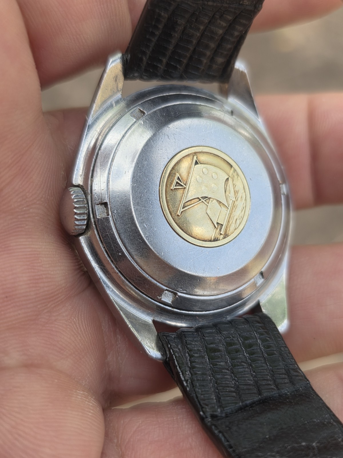 Wristwatch 1960’s SS ETERNA-MATIC KONTIKI 17J SWISS Automatic ~ Runs