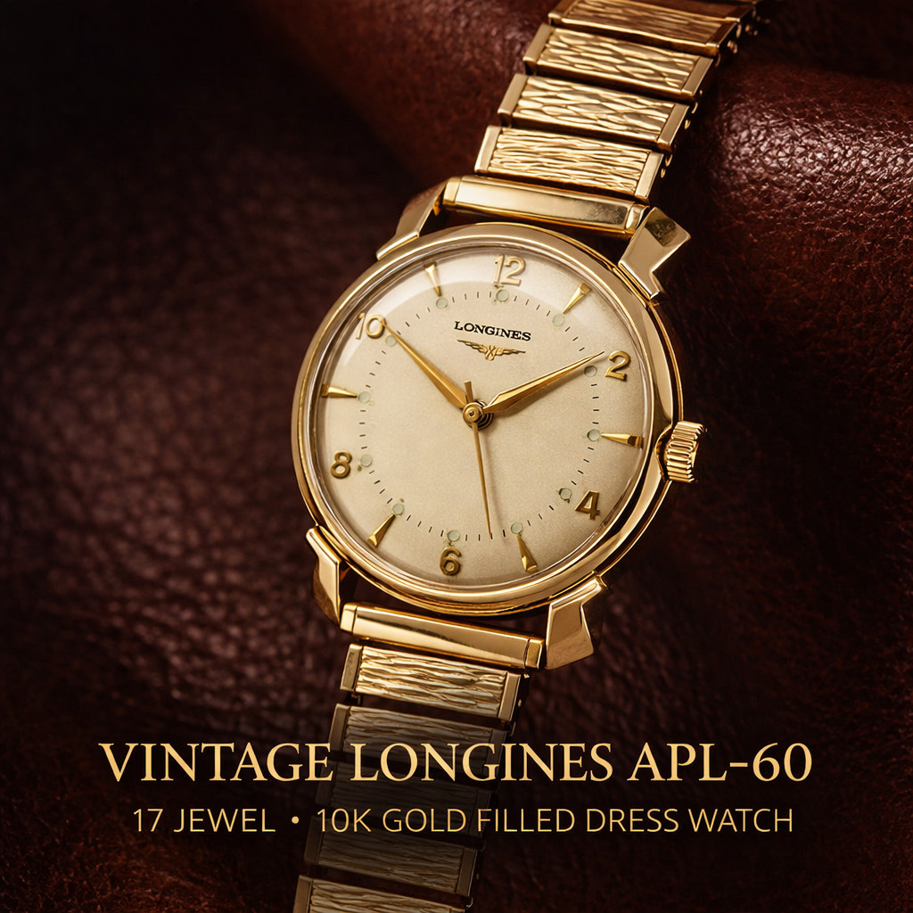 Vintage Longines 10k Gold Filled Dress Watch 23ZS 17J Restored to Perfection
