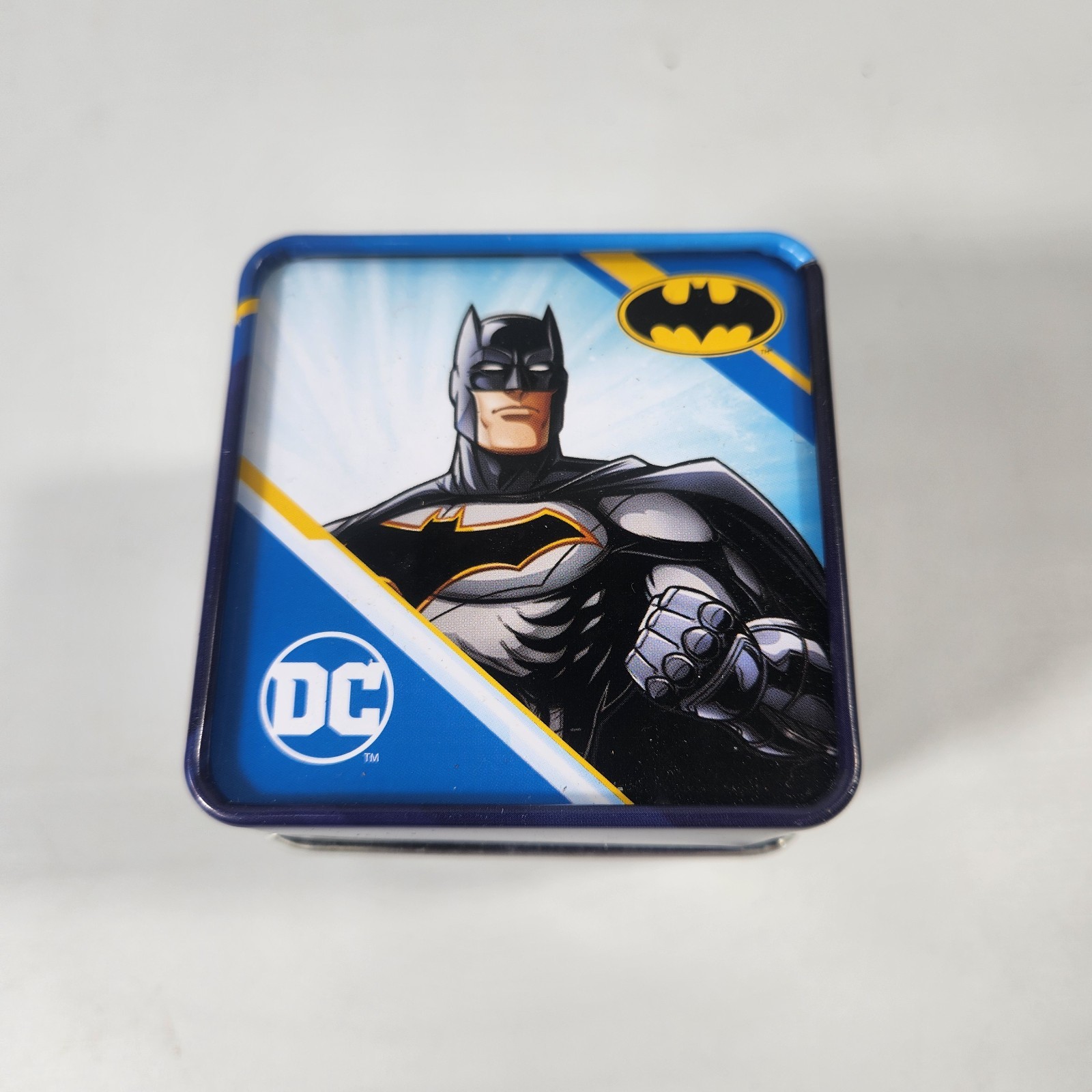 DC Comics Batman Accutime Watch Black Dial Yellow Logo New Needs a Battery