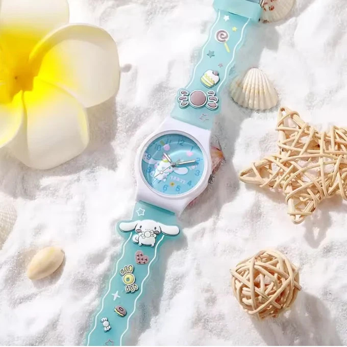 Cinnamoroll Sanrio Kids Watch Blue New Kawaii Silicone