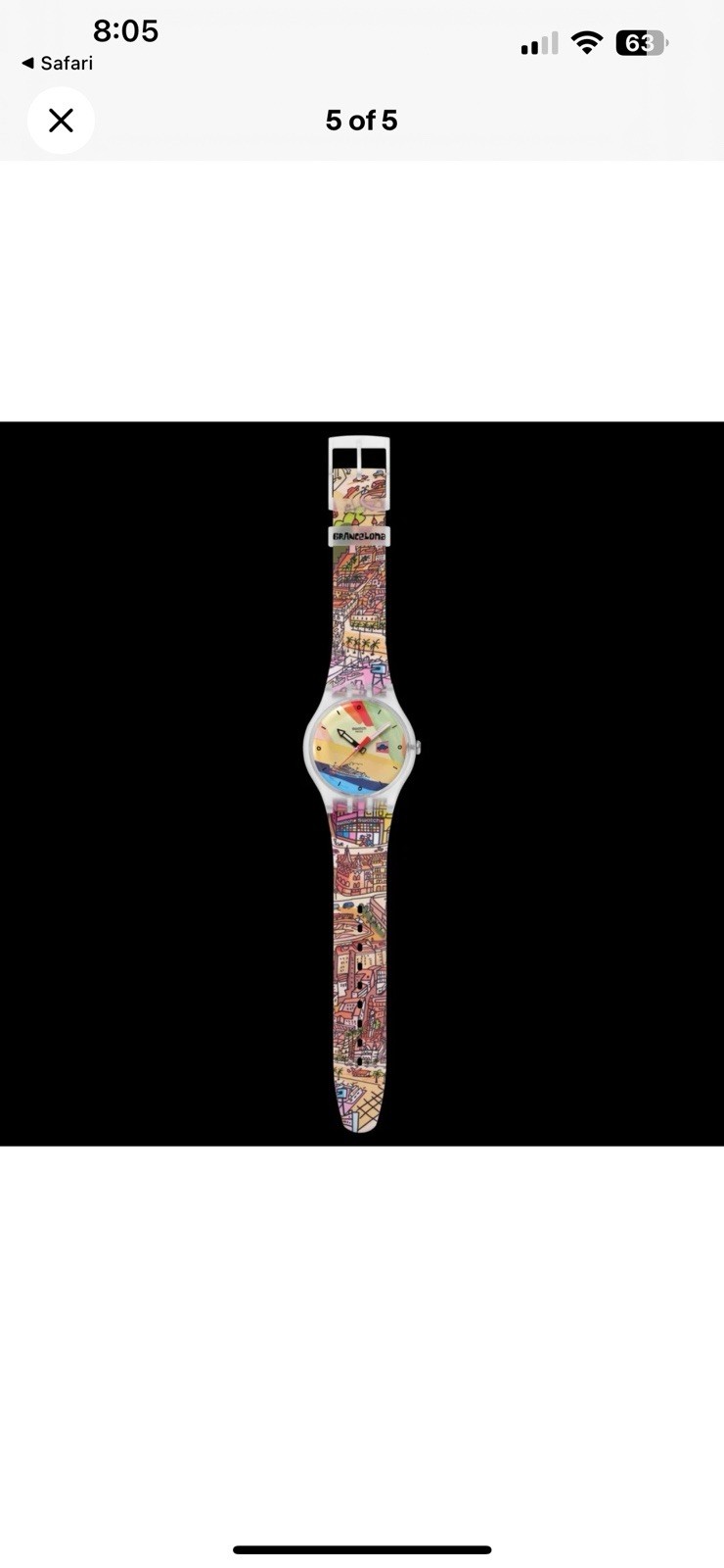 SWATCH Grancelona (SO29Z708) – DESTINATION ARTIST (only in Barcelona) **