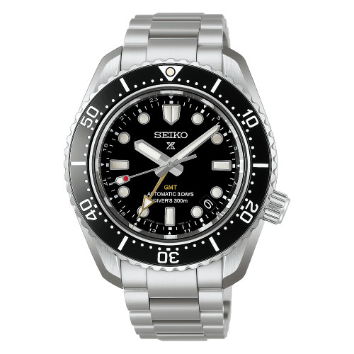 *BRAND NEW* Seiko Prospex GMT Black Dial Stainless Diver’s Men’s Watch HBC002