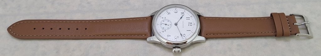 Waltham 6s Pocket to Wrist Watch Conversion 40mm Stainless Wrist Watch Year 1902