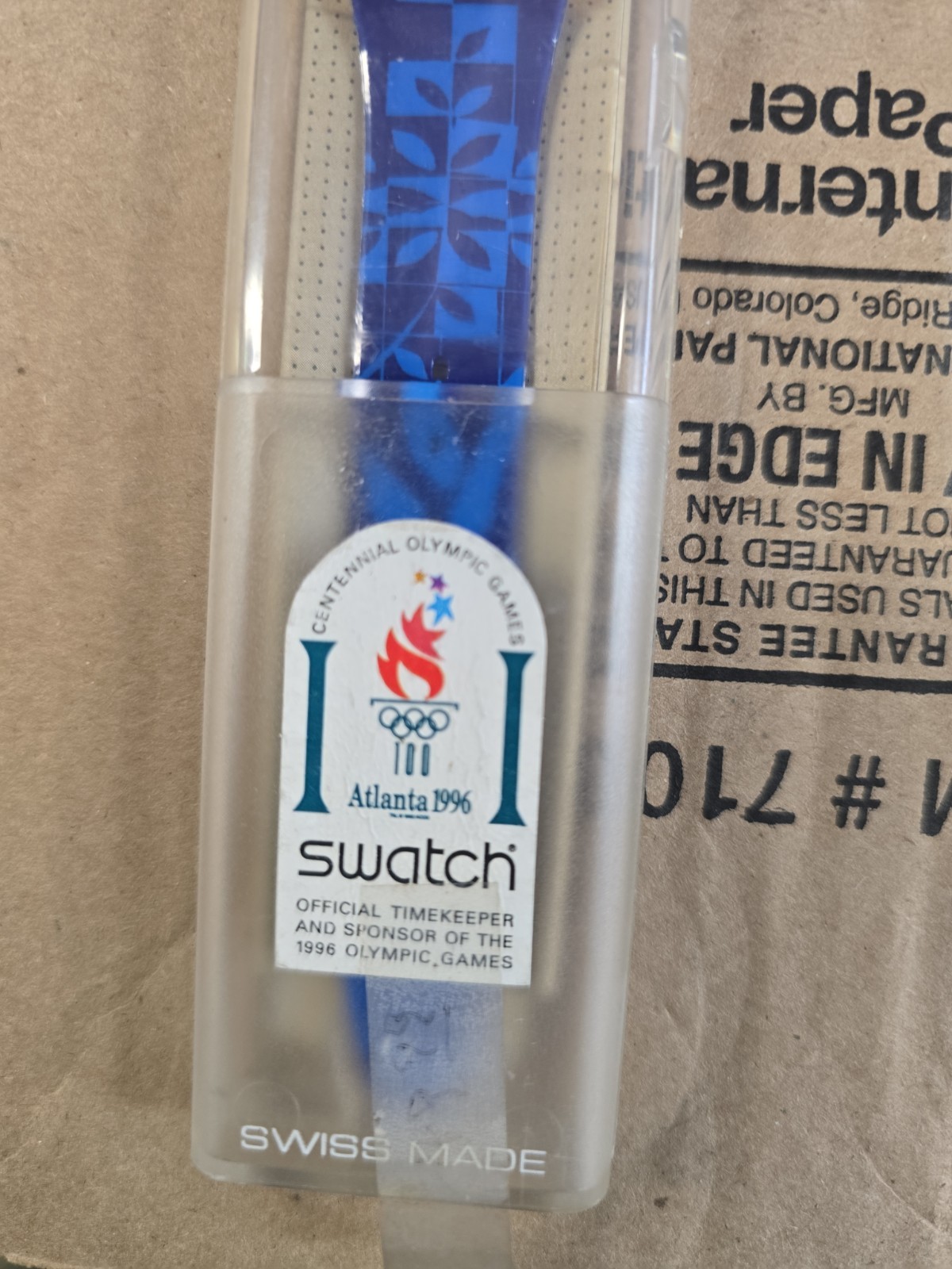 Collector’s Special- ATLANTA Olympic Games Swatch Watch Rare and Limited 1996