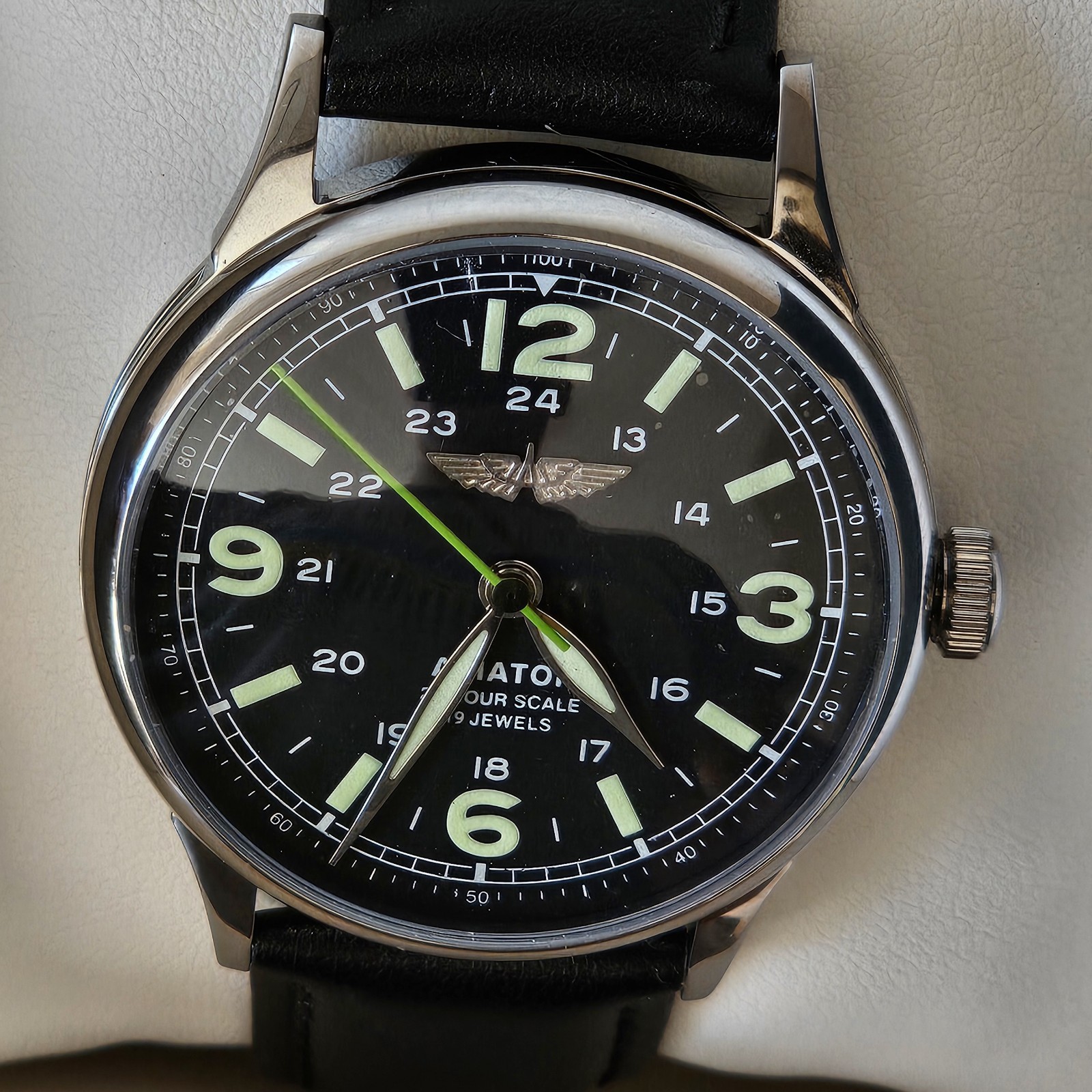 Watch Aviator Mechanical RAKETAUSSR Soviet Wrist Russian Rare Men’s