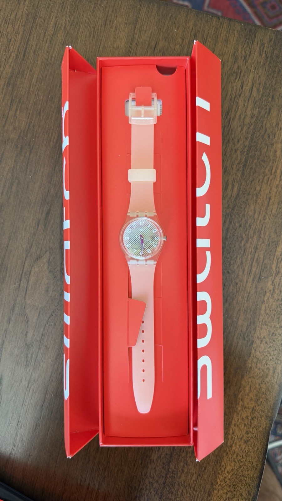 Swatch Unisex Watch Swatch Essentials Wavelengths of Sand Yellow Dial SO28J102
