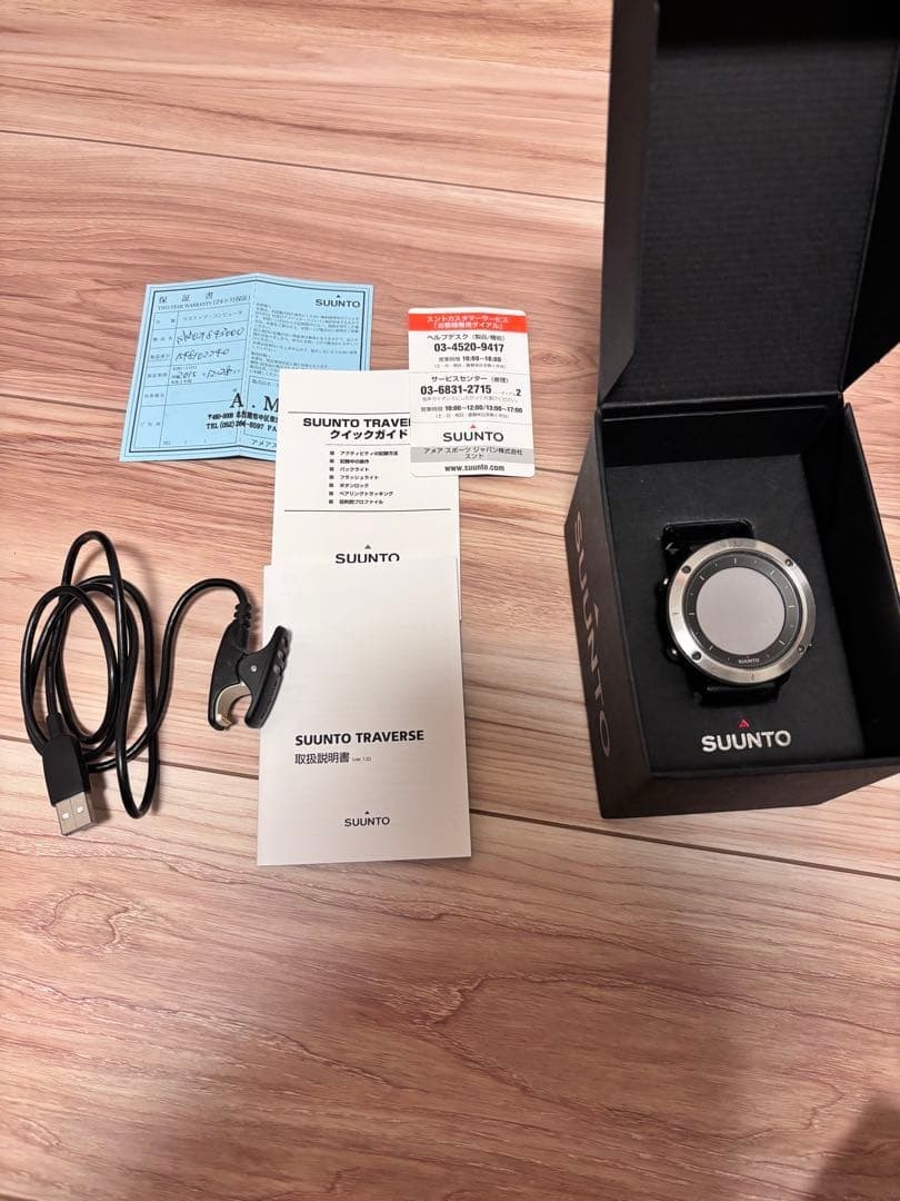 Suunto Ow151 Smartwatch Traverse Alpha Quartz Digital Watch Used from Japan