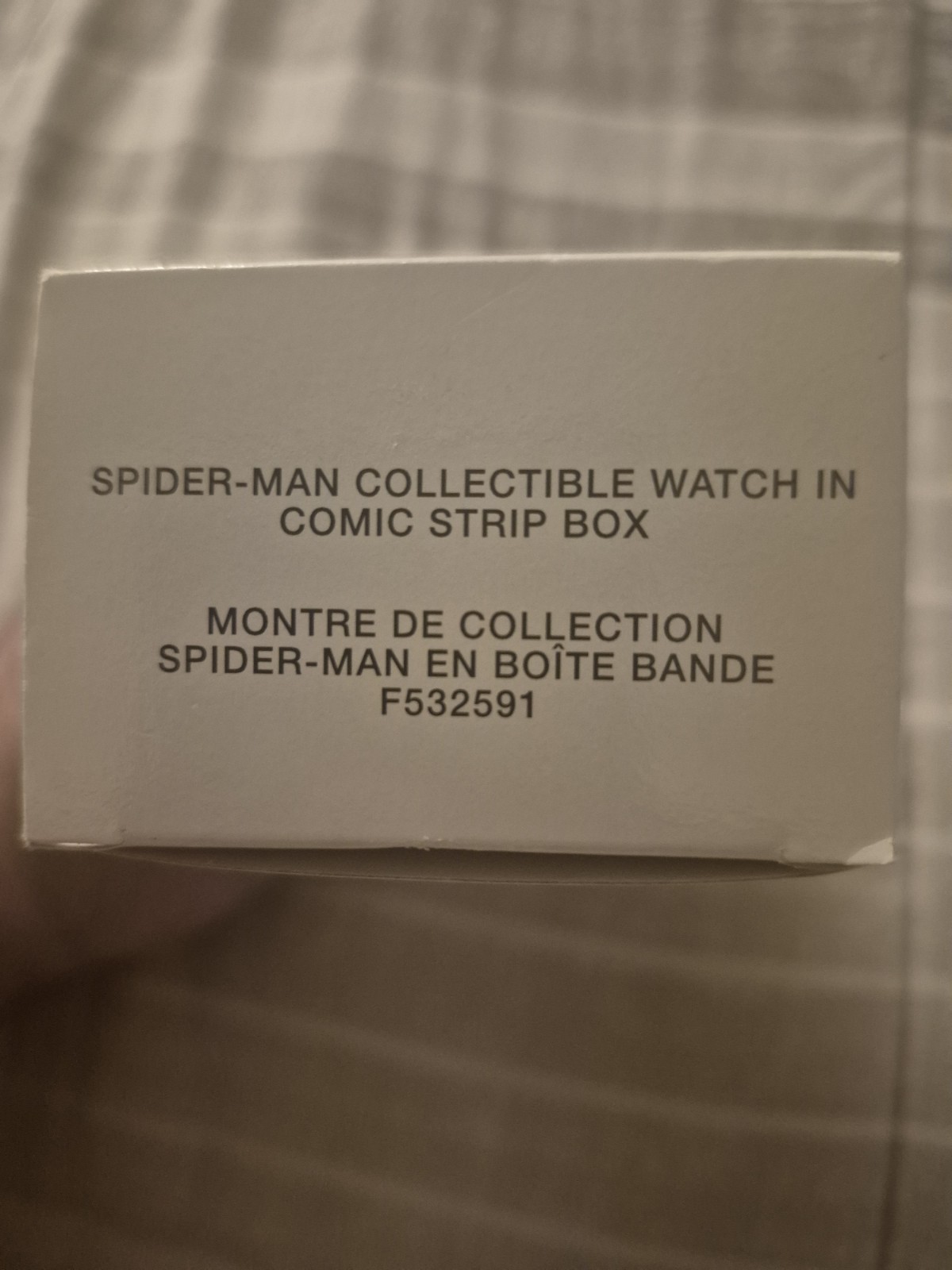 Marvel Spider-Man Quartz Wristwatch Black Leather Band w/Box & Manual 2004.