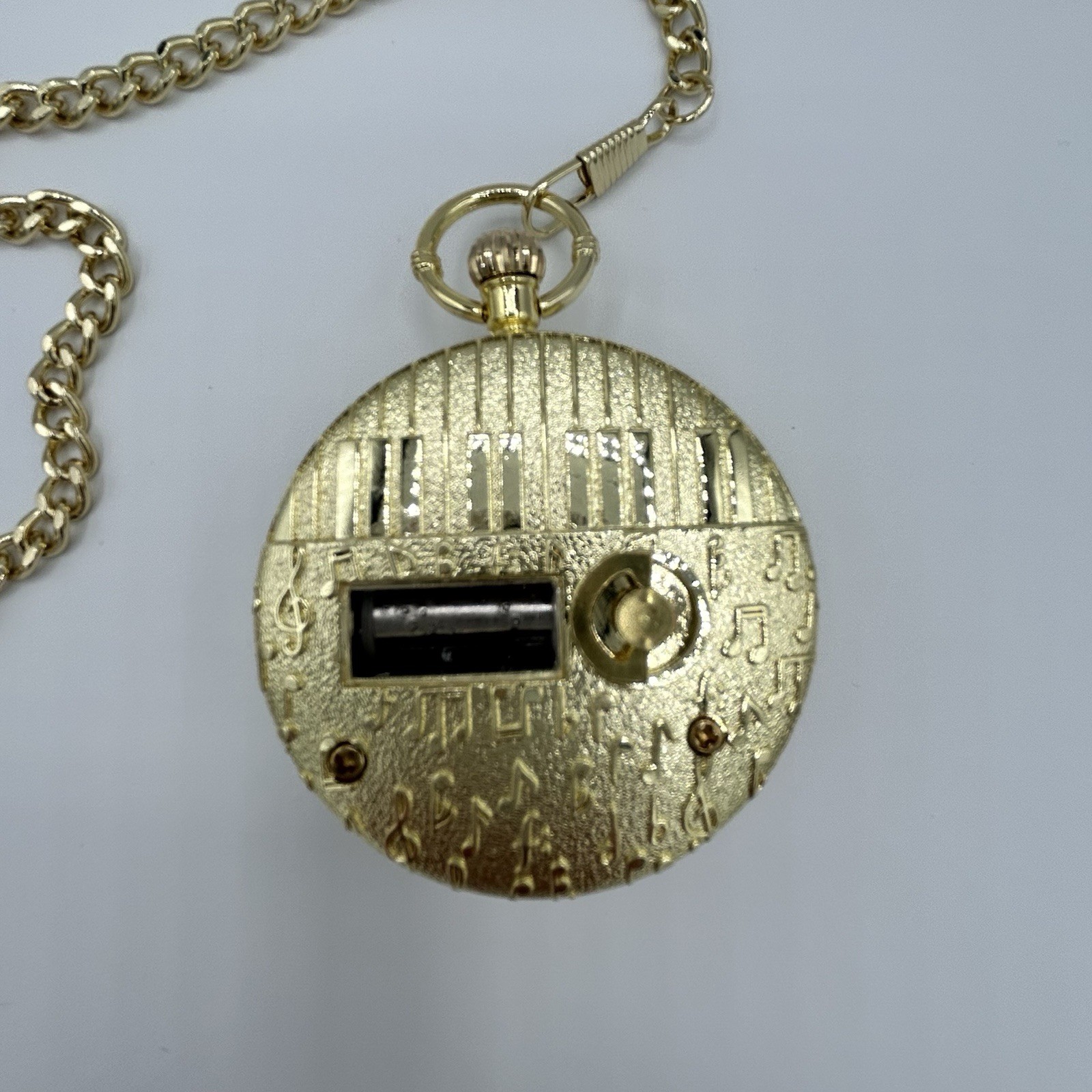 Star Wars Death Star Flip Cover Quartz Pocket Watch Music Box