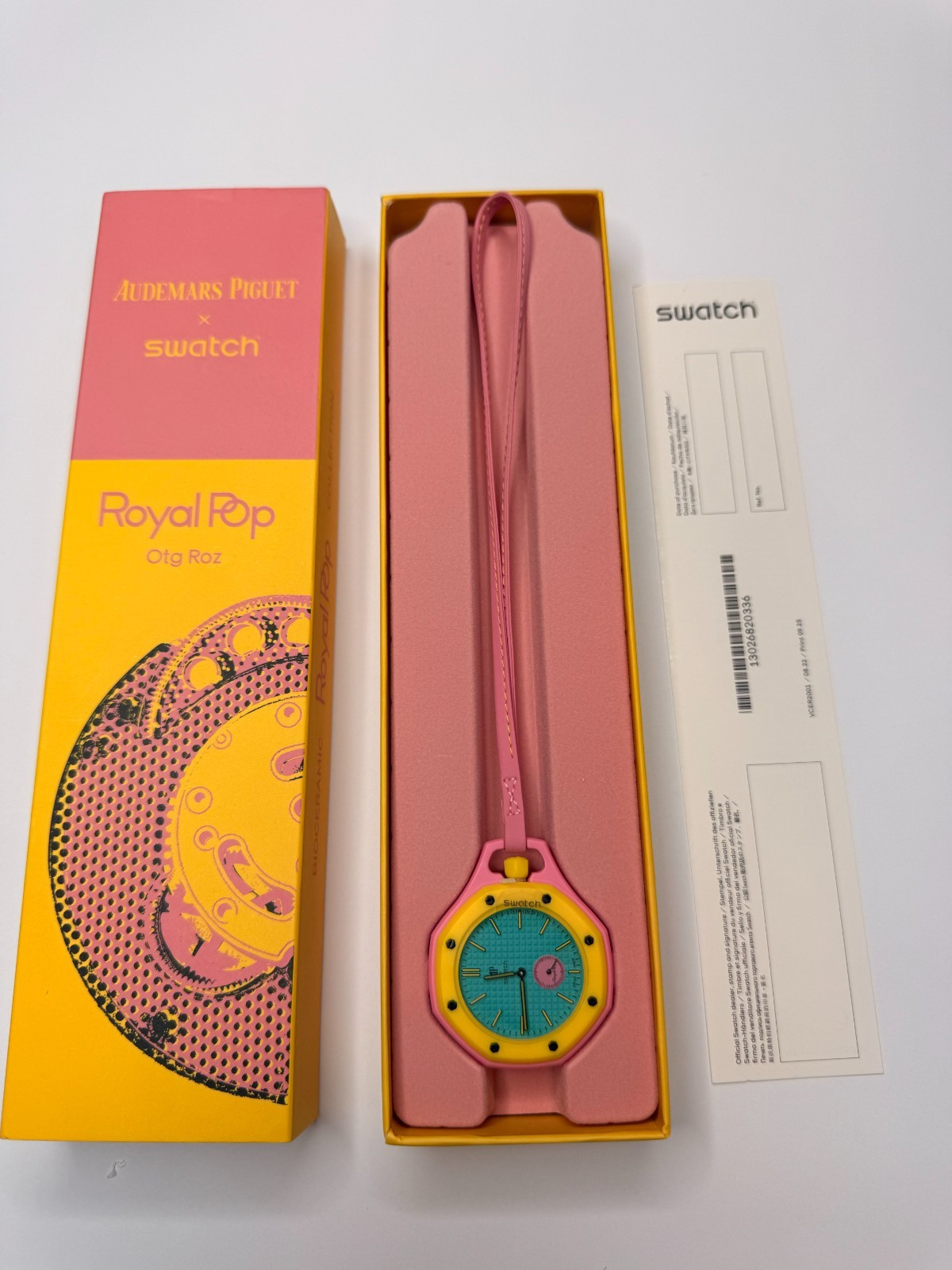 Swatch x Audemars Piguet AP Bioceramic Royal Pop Otg Roz