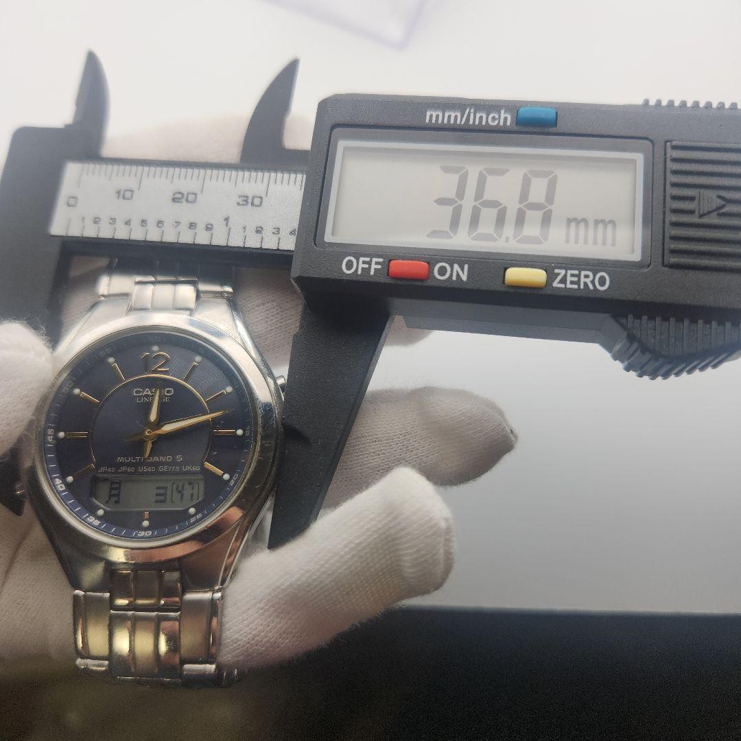 Casio Lineage Men’s Analog-Digital Solar Watch (Working) From Japan
