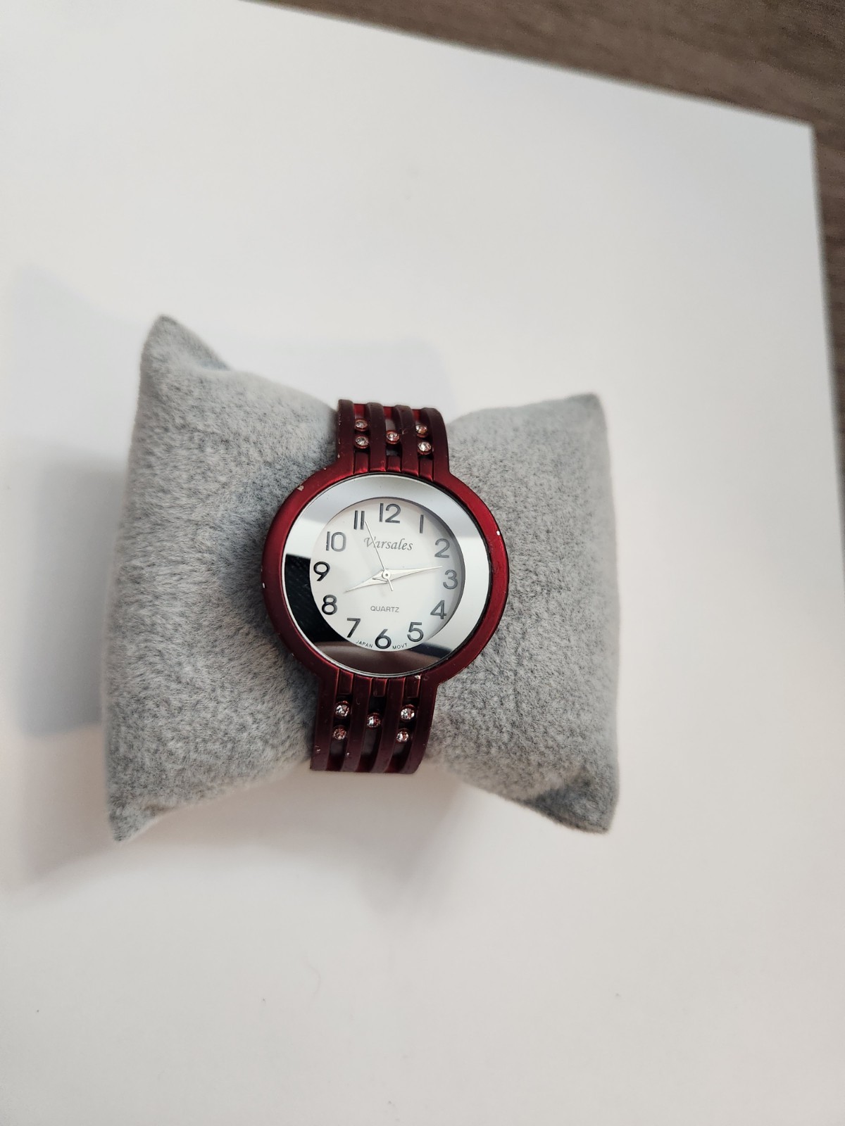 Versales Red Aluminum Watch. New Battery