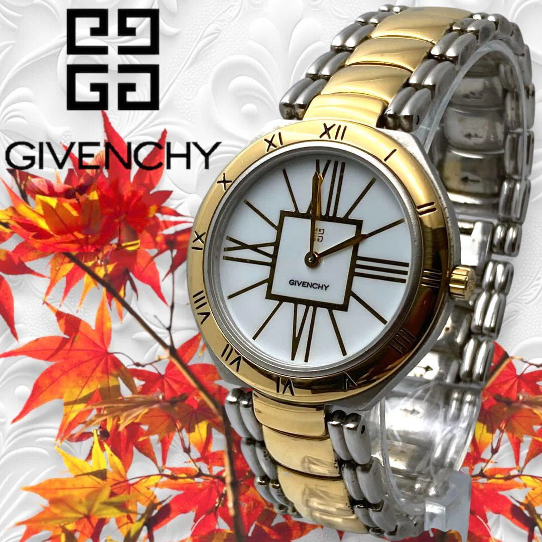 GIVENCHY Quartz Gold-Tone White Dial 33mm Watch
