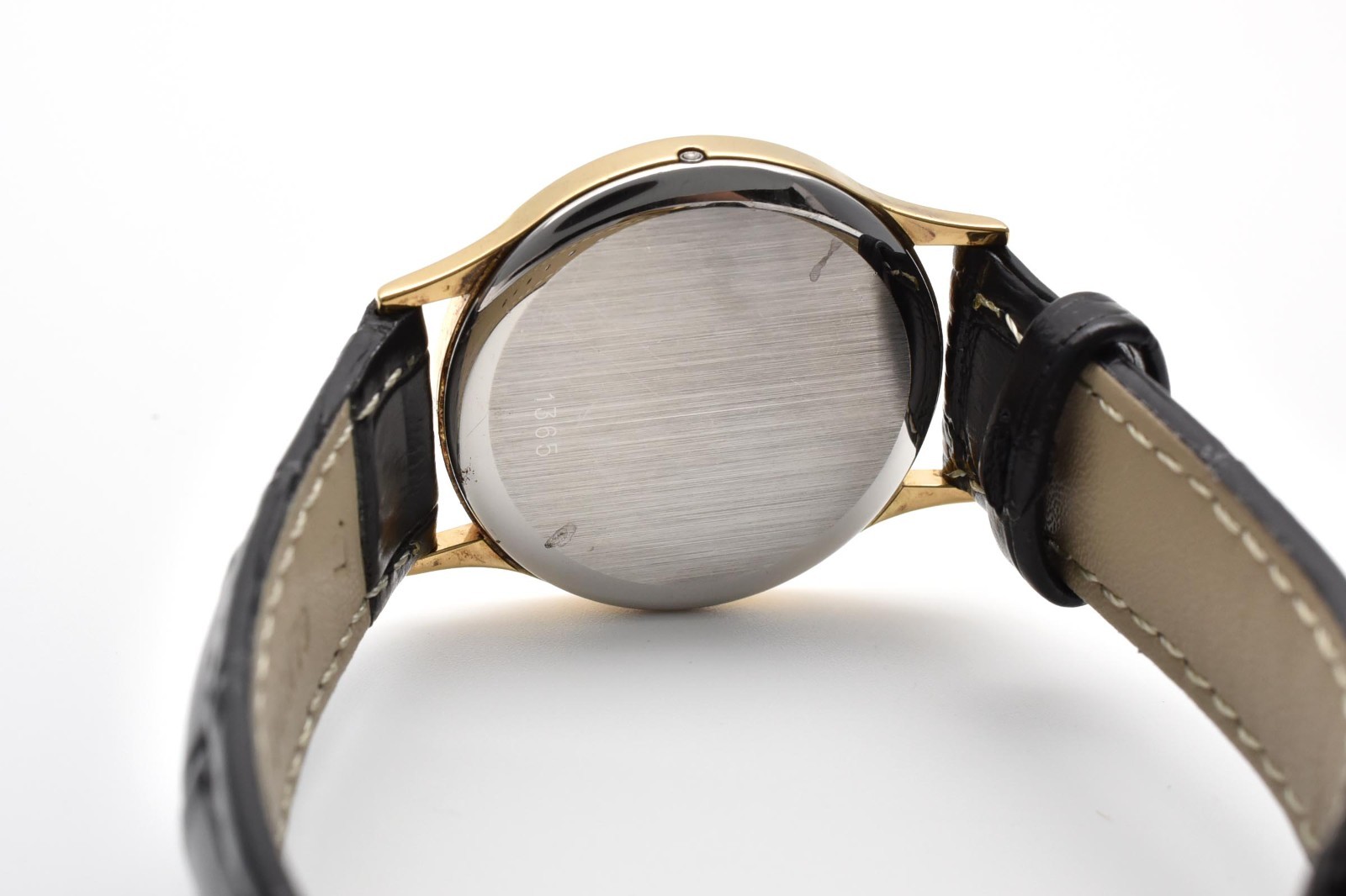 *EXC+5* Vintage OMEGA De Ville Cal.1365 Quartz Cream Roman Dial Mens Watch JAPAN