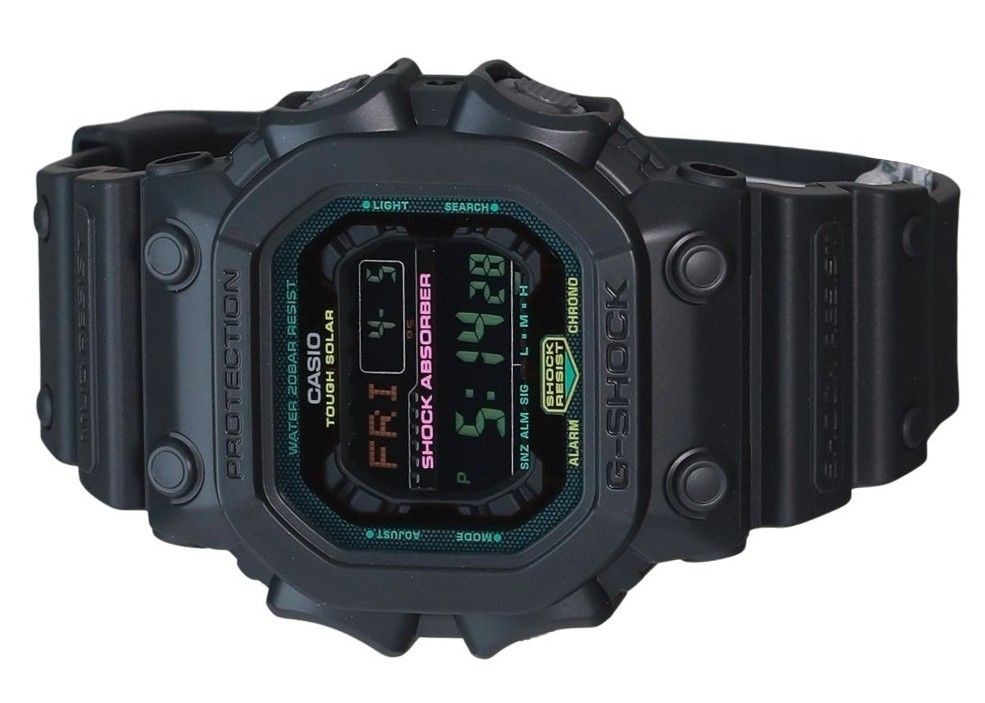 Casio G-Shock Digital Sports Tough Black Dial Solar 200M GX-56MF-1 Men’s Watch