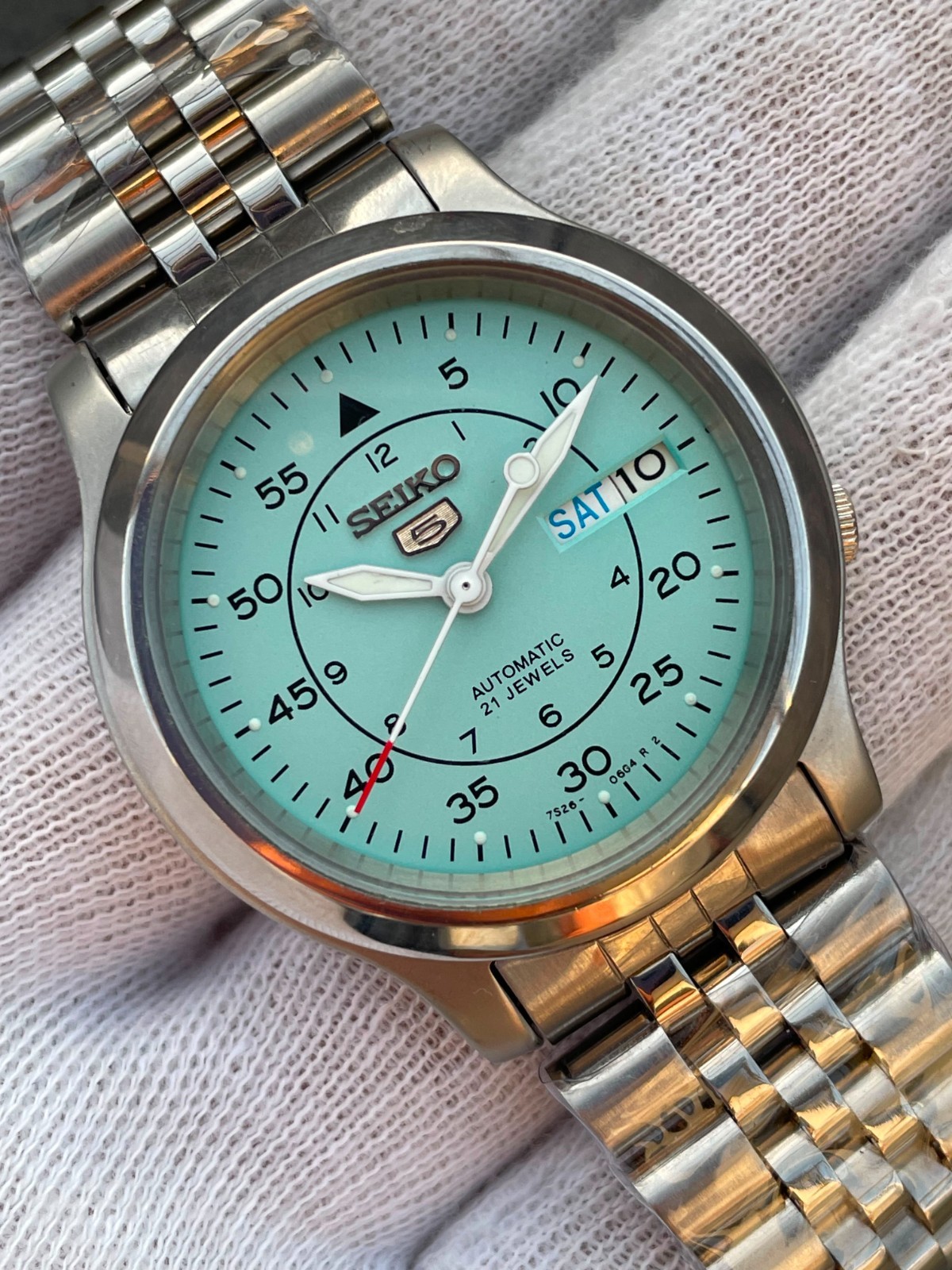 Seiko 5 Military Dail Automatic Cal 7s26-02J0 21 jewels Wrist Watch Japan