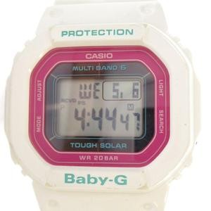 Casio Baby-G BGD-5000 Digital Solar Ladies Watch 35mm White AB