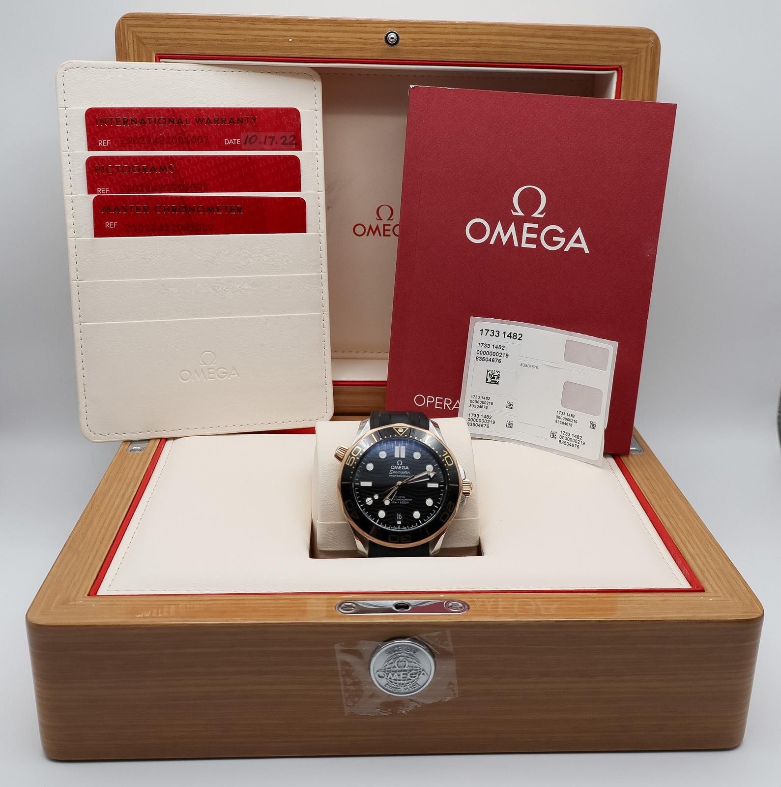 OMEGA Seamaster Diver 300M 210.22.42.20.01.002 Box Papers(2022)
