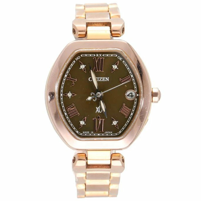 CITIZEN XC Bronze Dial Analog Watch H058-T019129 Solar Radio-controlled Watch
