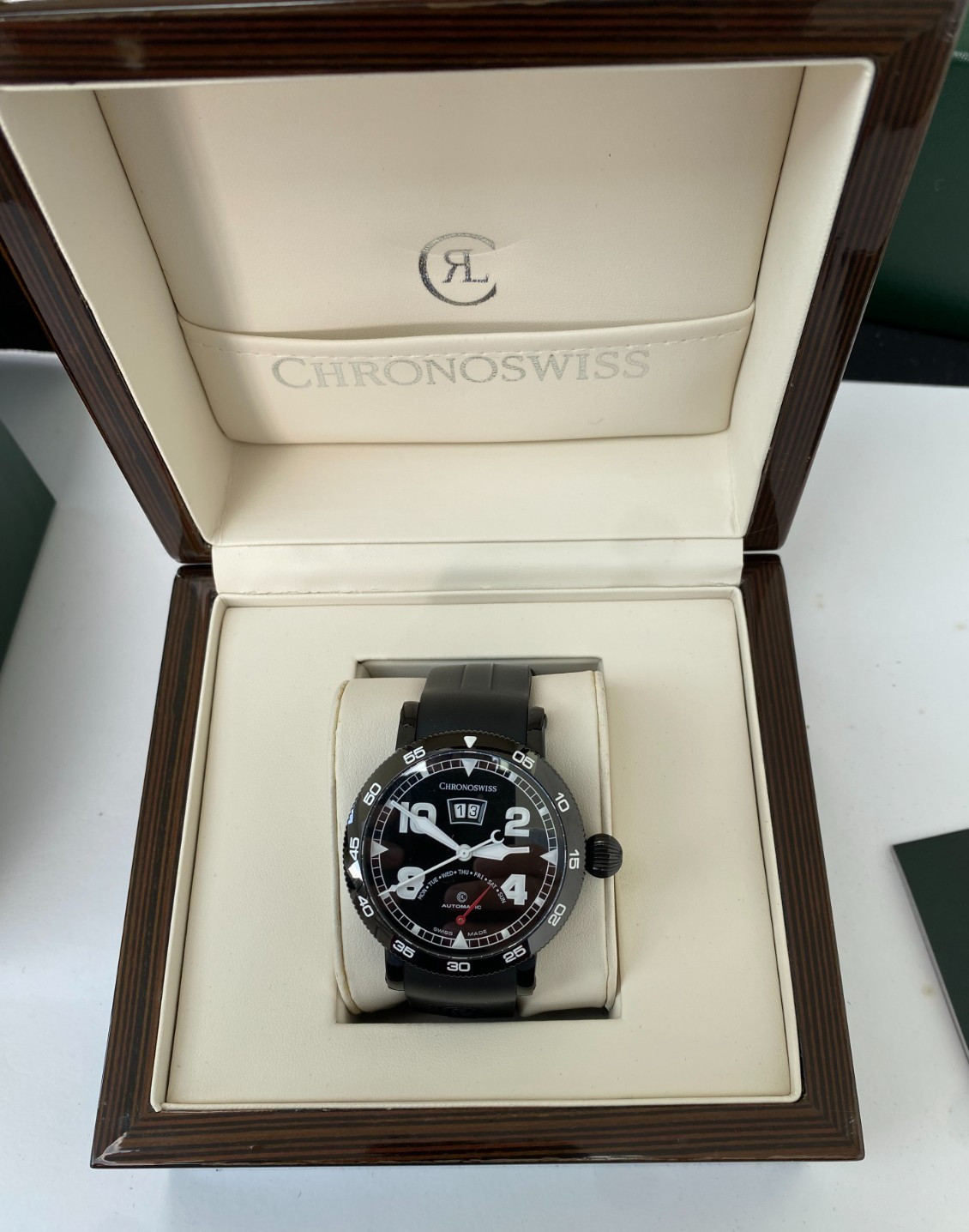 Chronoswiss Timemaster Retrograde Day mens watch CH8145