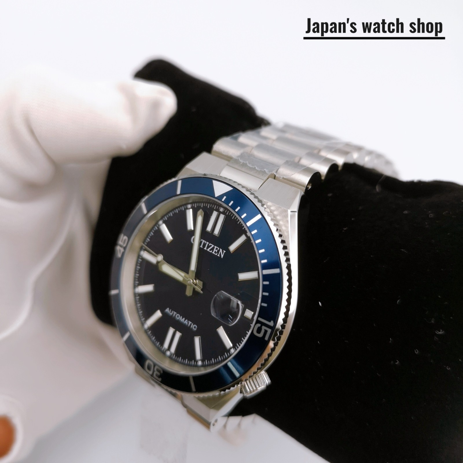 CITIZEN TSUYOSA NJ0230-59L Black Automatic Sapphire Men’s Watch New in Box