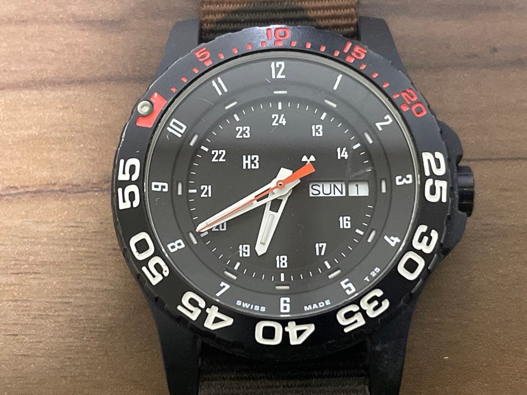 [Used] Traser P6600 Diamond Red H3 Tritium Military JDM Limited Day – From JAPAN