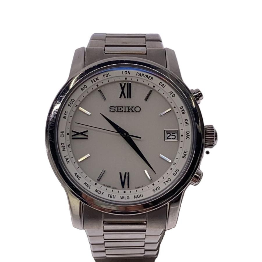 SEIKO 7B27-0AE0 Case Size 4.5 ×4.2cm Wrist Size 16.5cm Used Watch #92223
