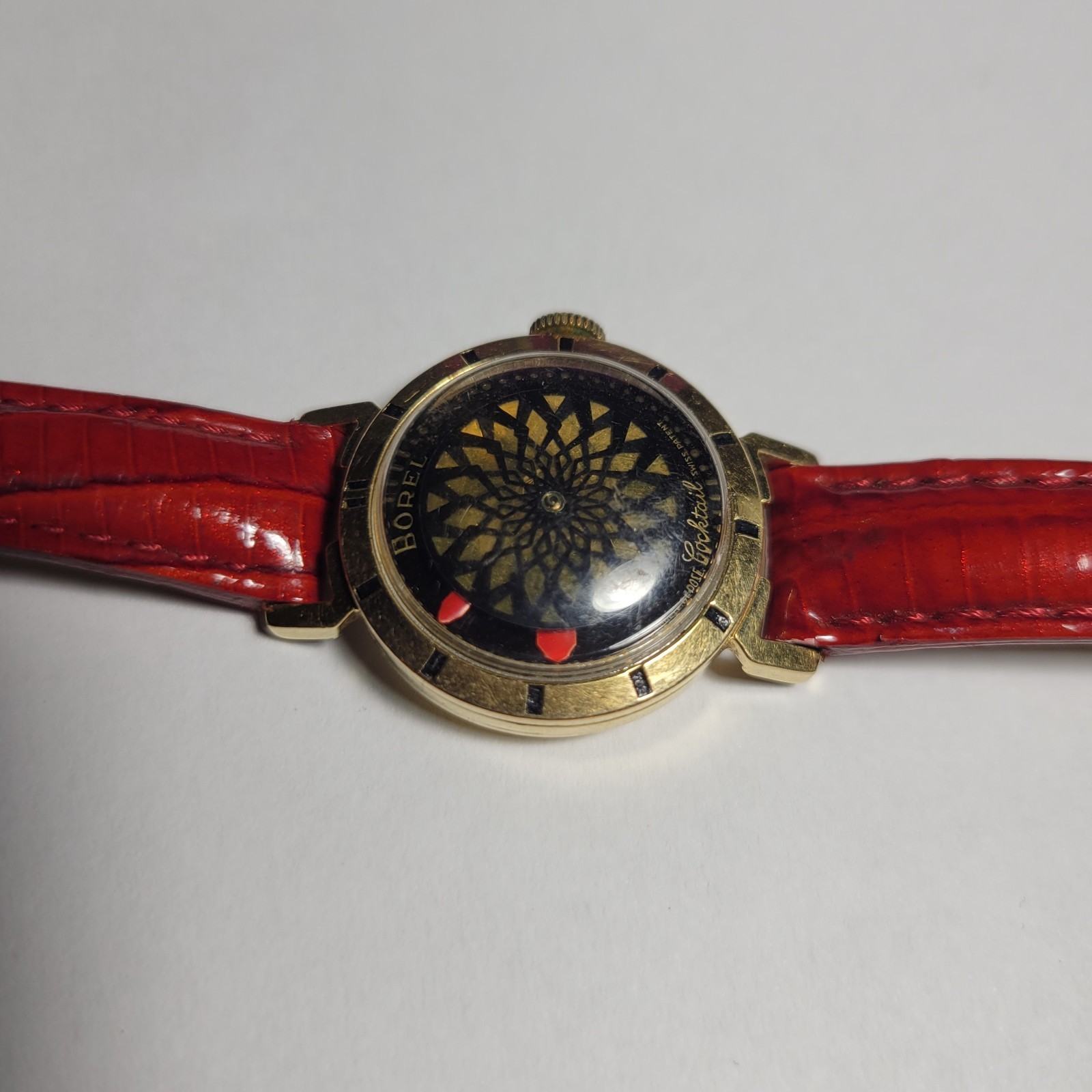 Vintage Ernest Borel Ladies Cocktail Kaleidoscope Wristwatch Works