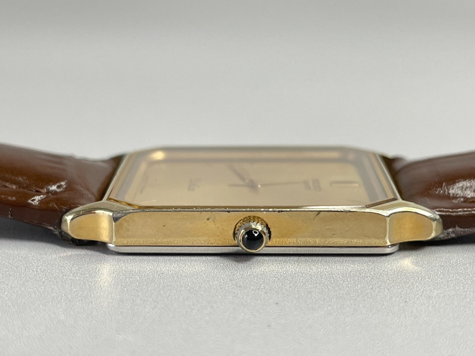 SEIKO Dolce 7731-5210 Vintage 1985 [US Stock] Quartz Gold Mens Watch JP *N.MINT