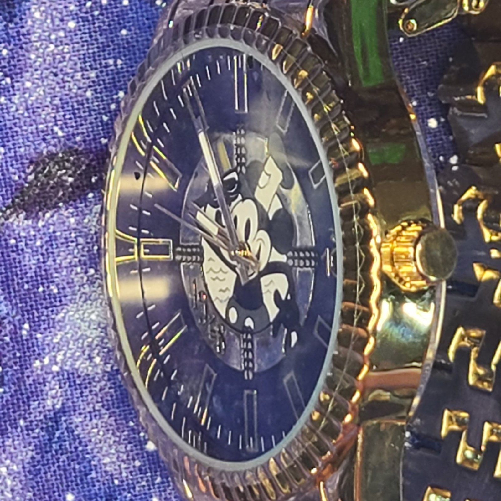 Disney 100th Watch Mickey Steamboat Willie MK8294B5 Gold Ready To Wear | Video