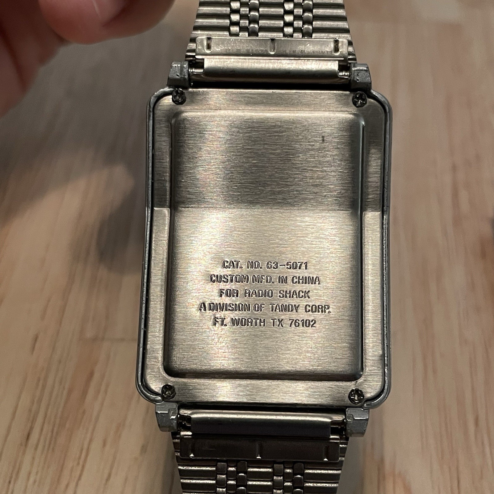Vintage Micronta Radio Shack Calculator Watch 63-5071 Tandy LCD Manual Case