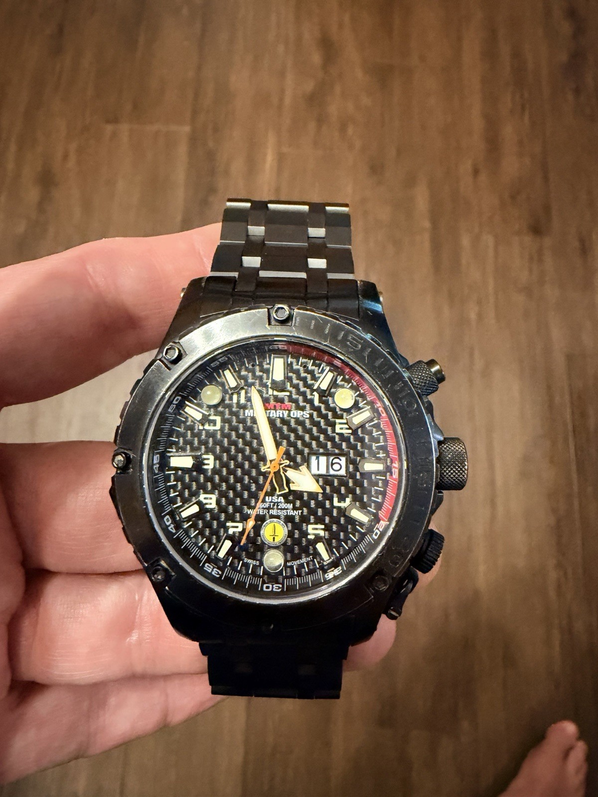 MTM Black Vulture Military Quartz Watch