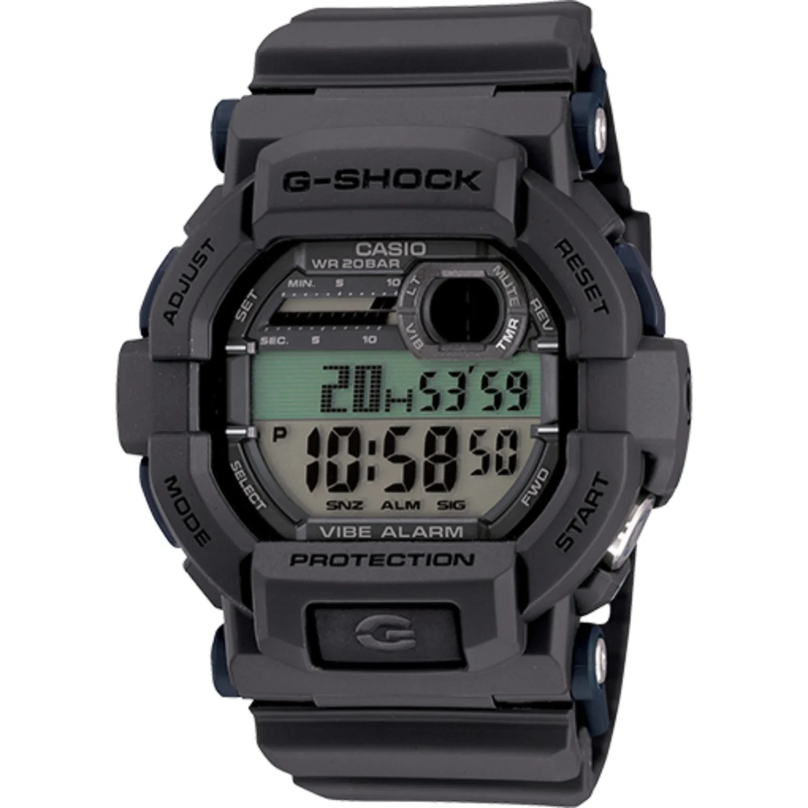 Casio G350 Men’s G-Shock Watch with Gray Resin Strap – Brand New