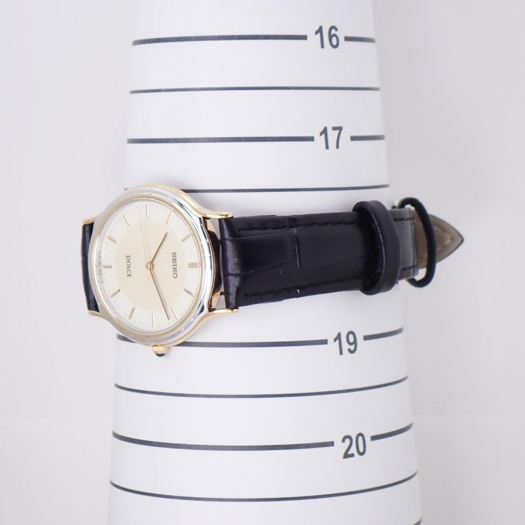 SEIKO 5E31-6D60 Quartz Unisex Wristwatch Black Japan