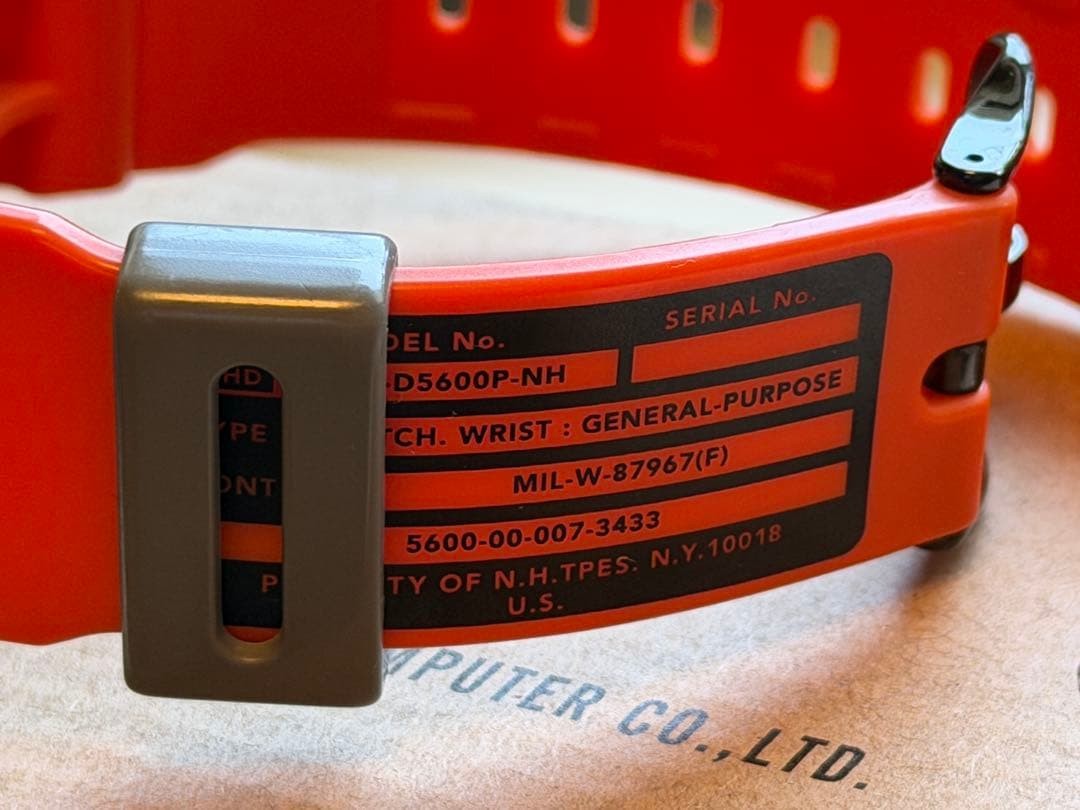 Collaboration G SHOCK N.HOOLYWOOD Limited Speed Orange DW 5600