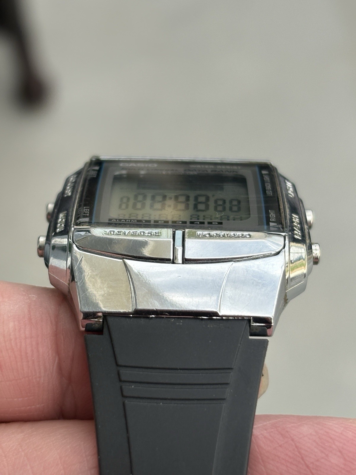Casio Data Bank DB-360-multilingual Digital Watch Silver