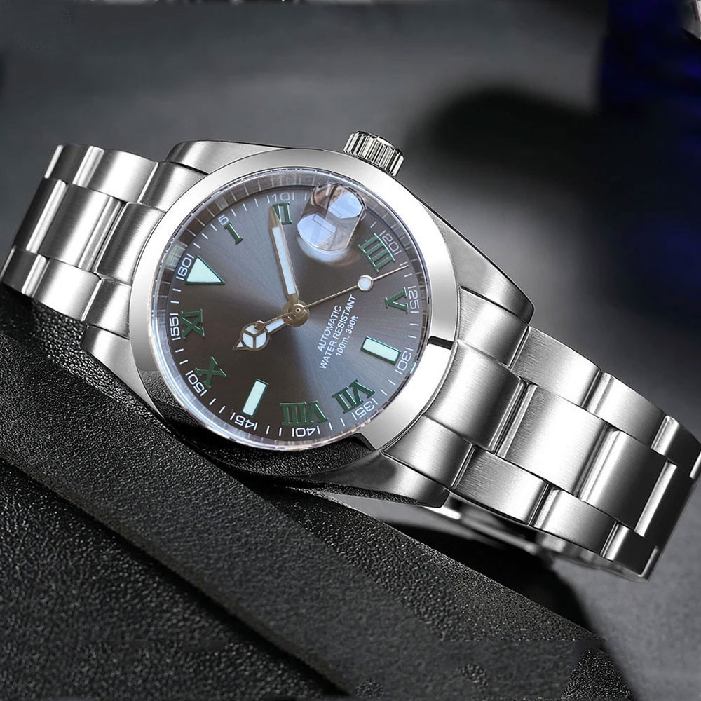 20ATM Tandorio New 39mm Sapphire Lume Diver NH35 PT5000 Automatic Men Watch Date
