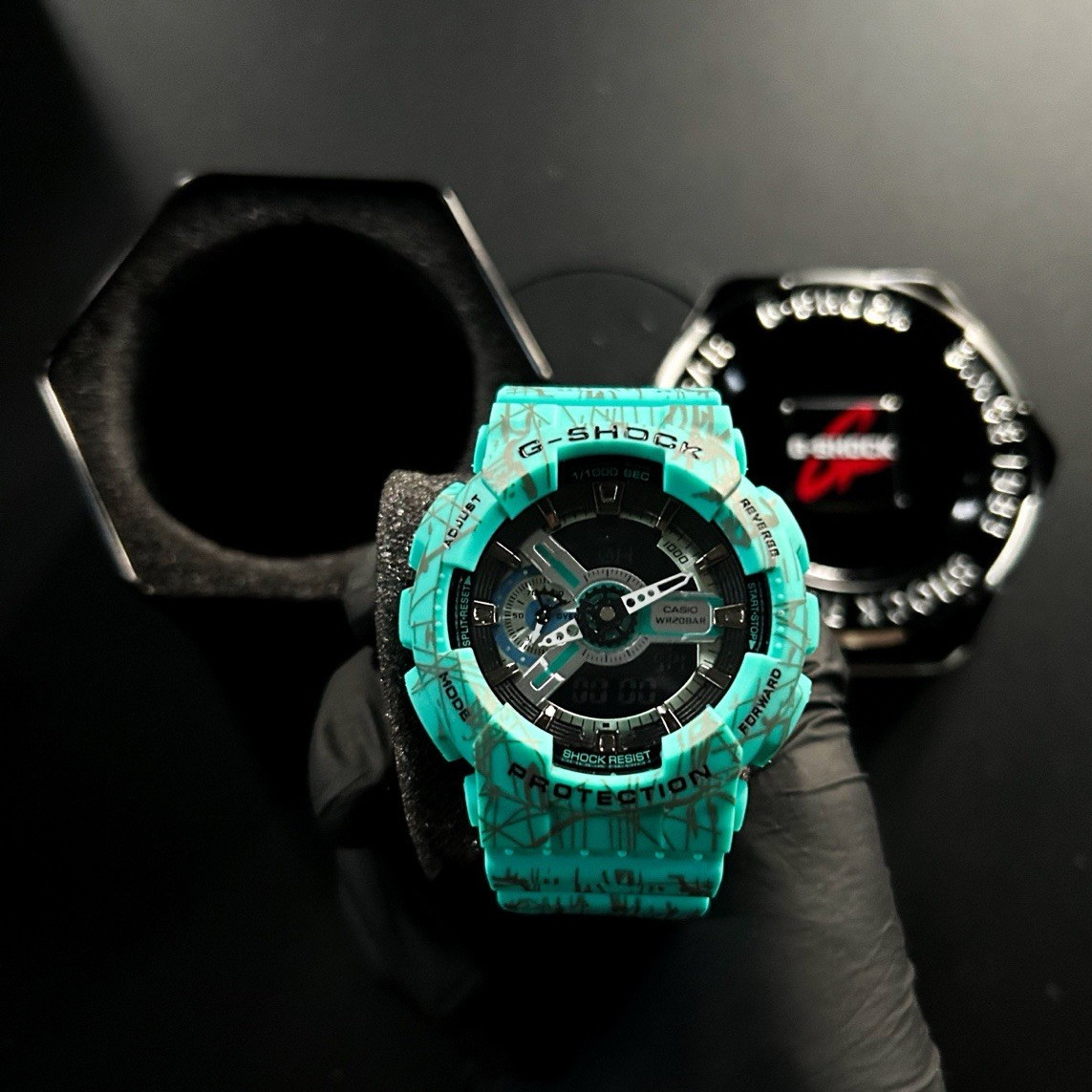 Casio G-Shock GA-110SL-3A “Turquoise Slash”