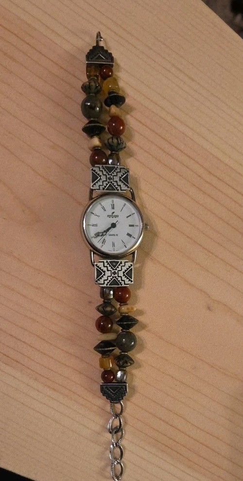 Peyote Bird of Santa Fe Sterling Silver Watch Southwestern *See Description