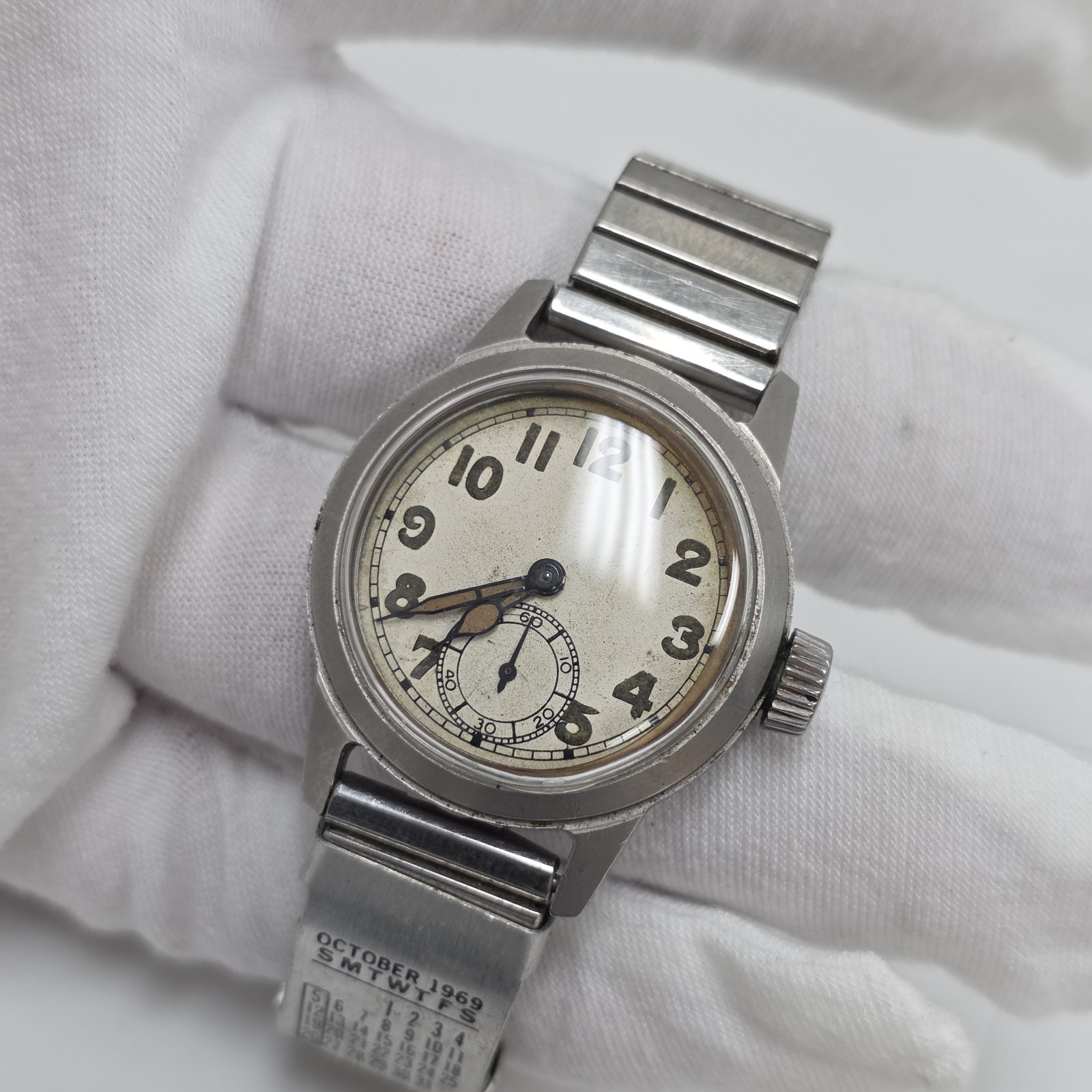 Vintage Hamilton WWII ORD DEPT U.S.A. Mechanical Military Mens Watch M987A HAM