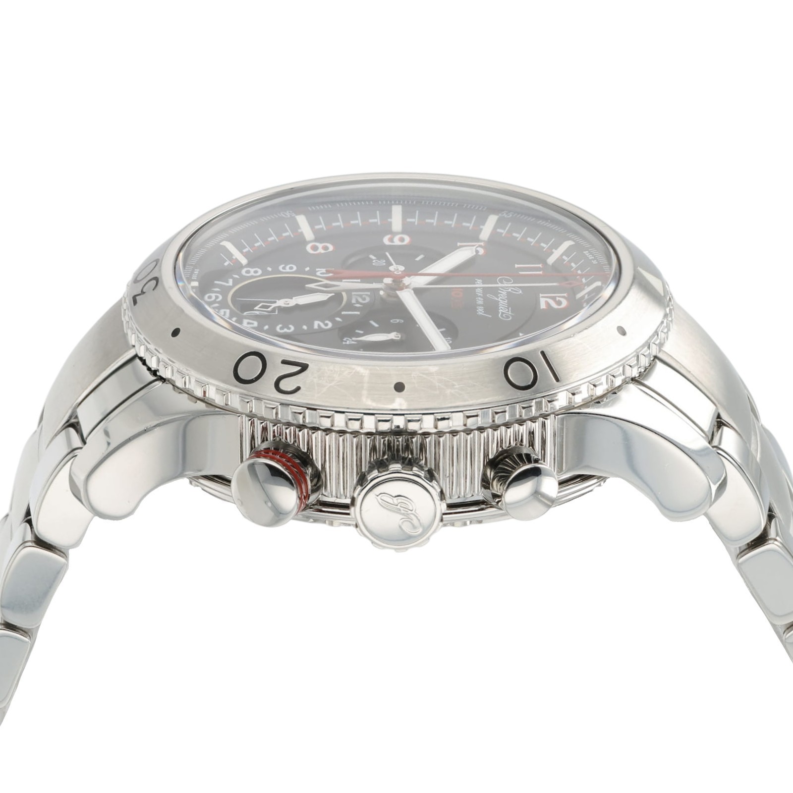 Breguet Type XXII Black Dial Stainless Steel 44mm Automatic Mens 3880ST/H2/SX0