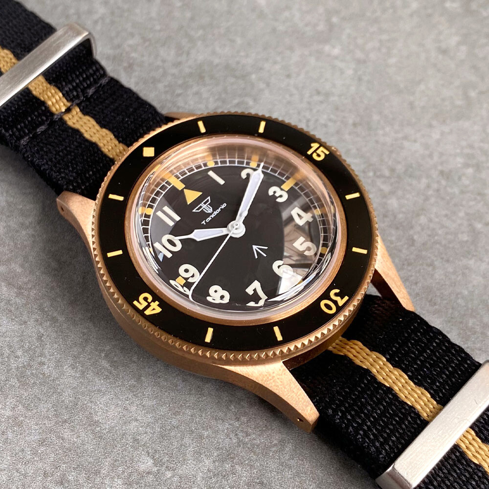 40mm 50-Fathoms CUSN8 Solid Bronze Japan NH35 PT5000 Automatic Watch for Men