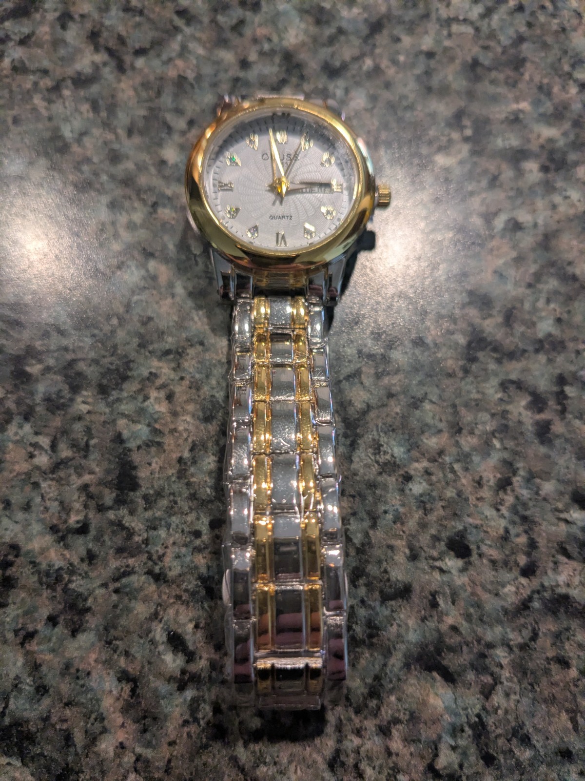 NEW Women’s Oruss 1853 Gold/Silver/White SS Water Resistant Watch