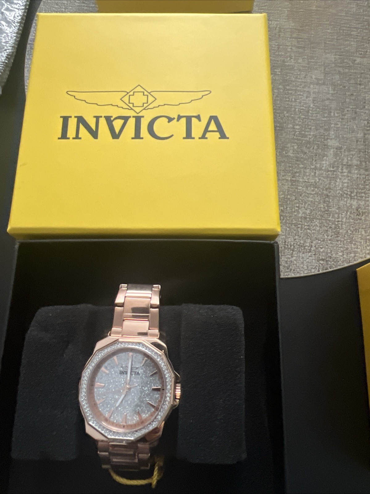 Invicta Speedway 49130 Ladies 34mm White Dial Quartz Stainless Steel Watch