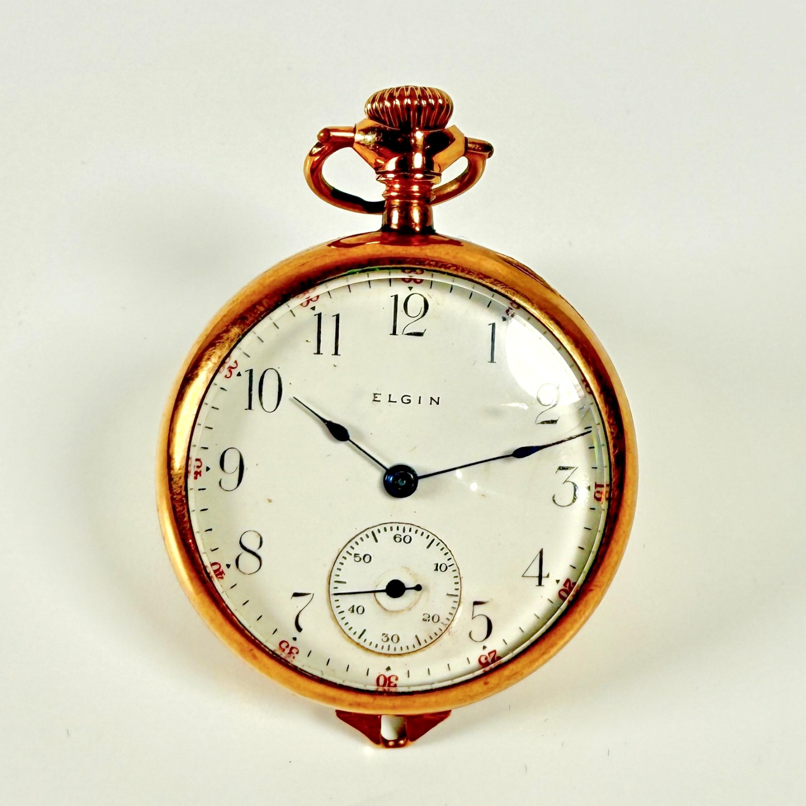 1908 Elgin Ladies Pocket Watch 0 Size Gold Filled Philadelphia Case –Not Running