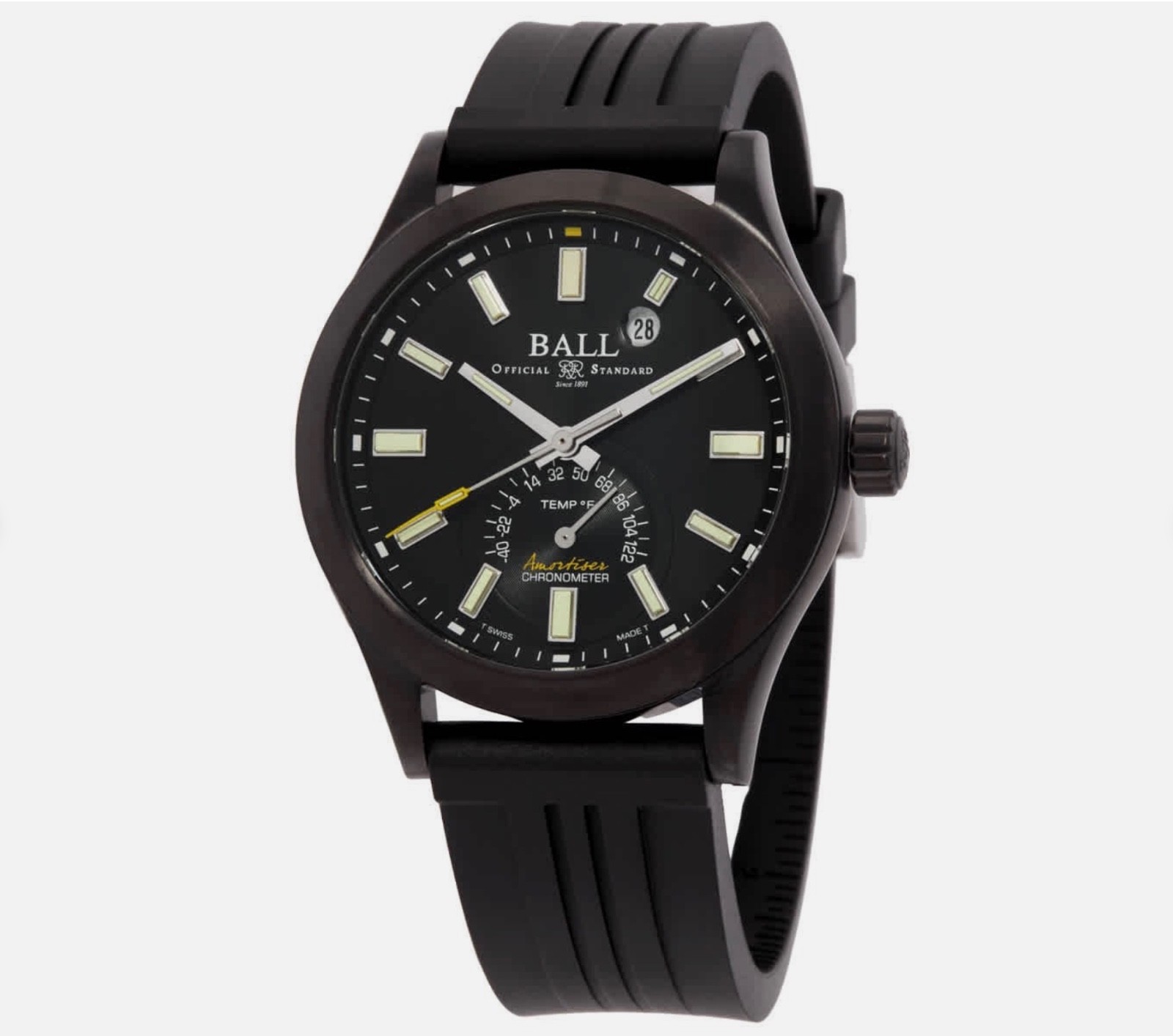 Ball Engineer III Endurance 1917 TMT Automatic Black Dial Watch