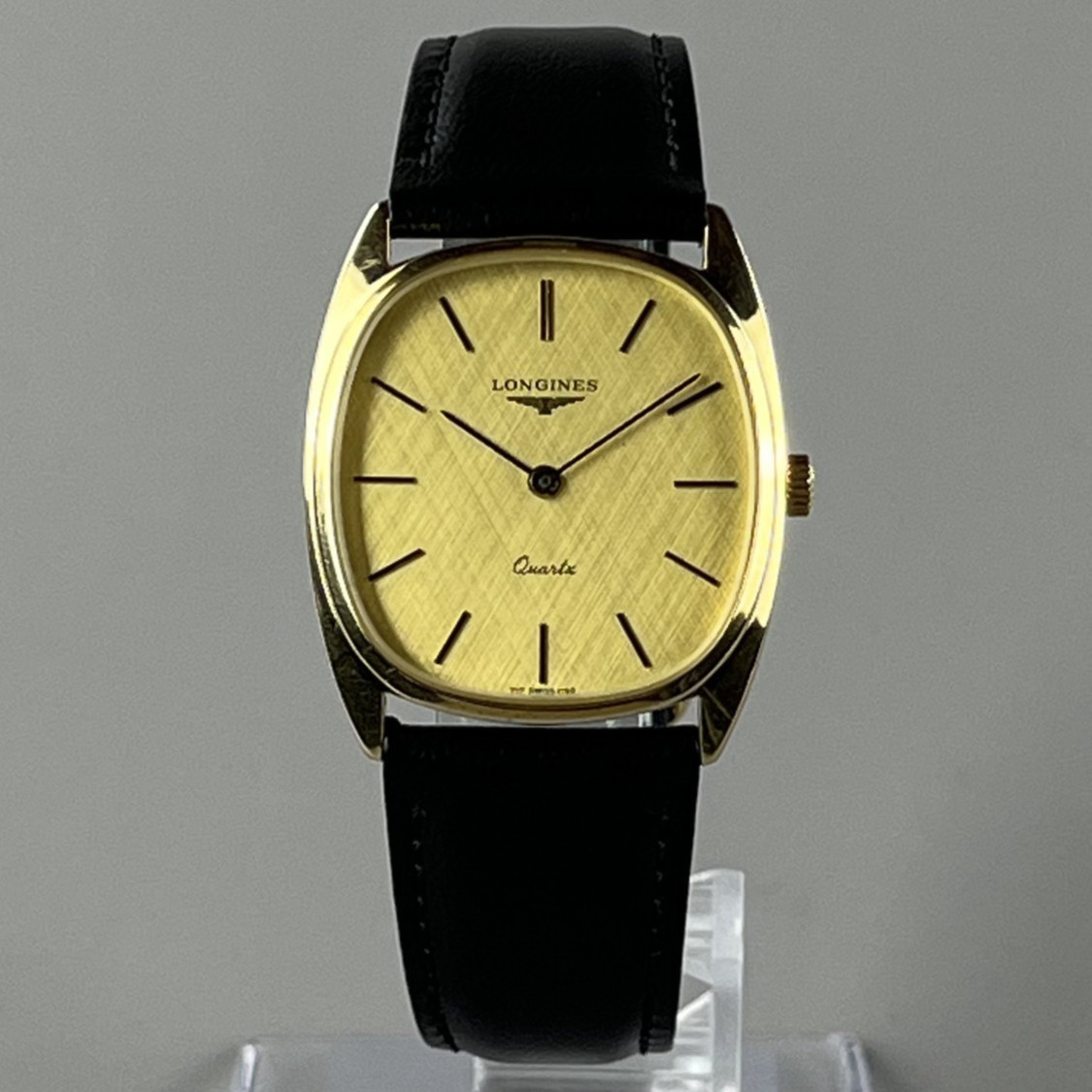 LONGINES Vintage Mans Watch Quartz 30mm Brand New Band 1158 Cal.L.717.2