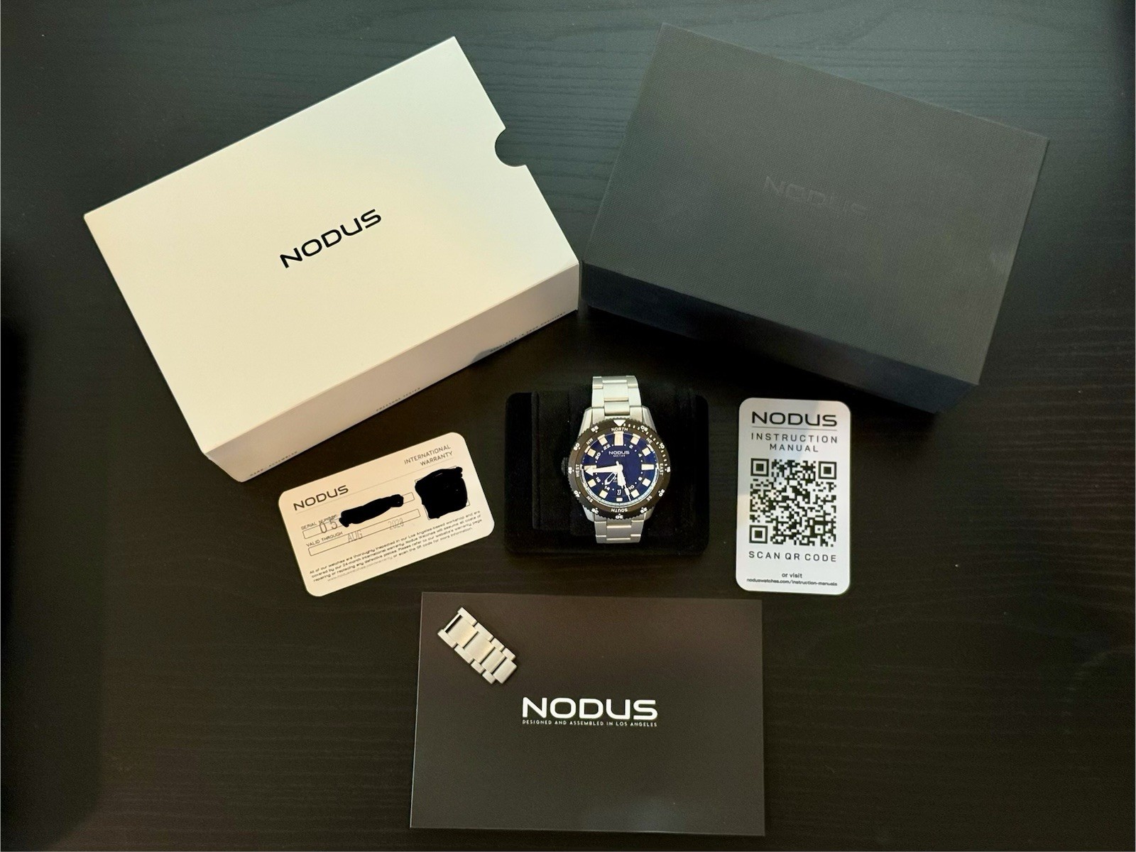 MINT Nodus Sector Deep Pioneer Admiral Auto Destro Diver Blue Dial w/ Full Set